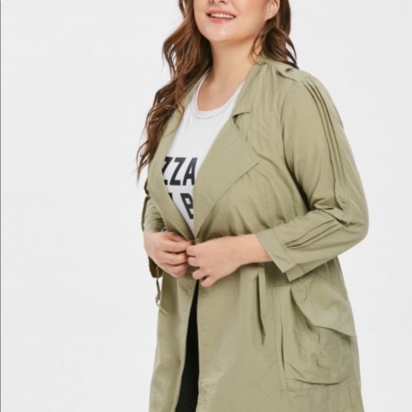 Zaful Tunic Drawstring Waistcoat NWOT - Picture 2 of 3